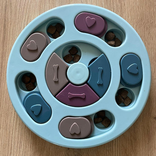 gamelle anti glouton chien puzzle compartiments friandises